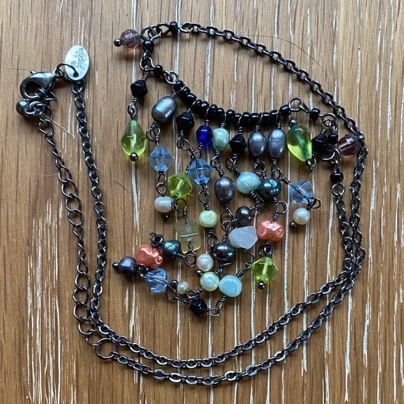 Lia Sophia Vibrant Beaded Necklace - Picture 2 of 4